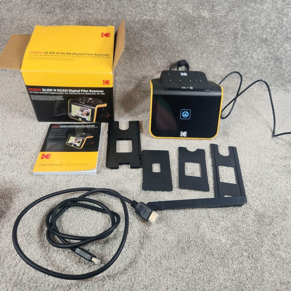 Kodak Slide N Scan Digital Film Scanner Black Yellow